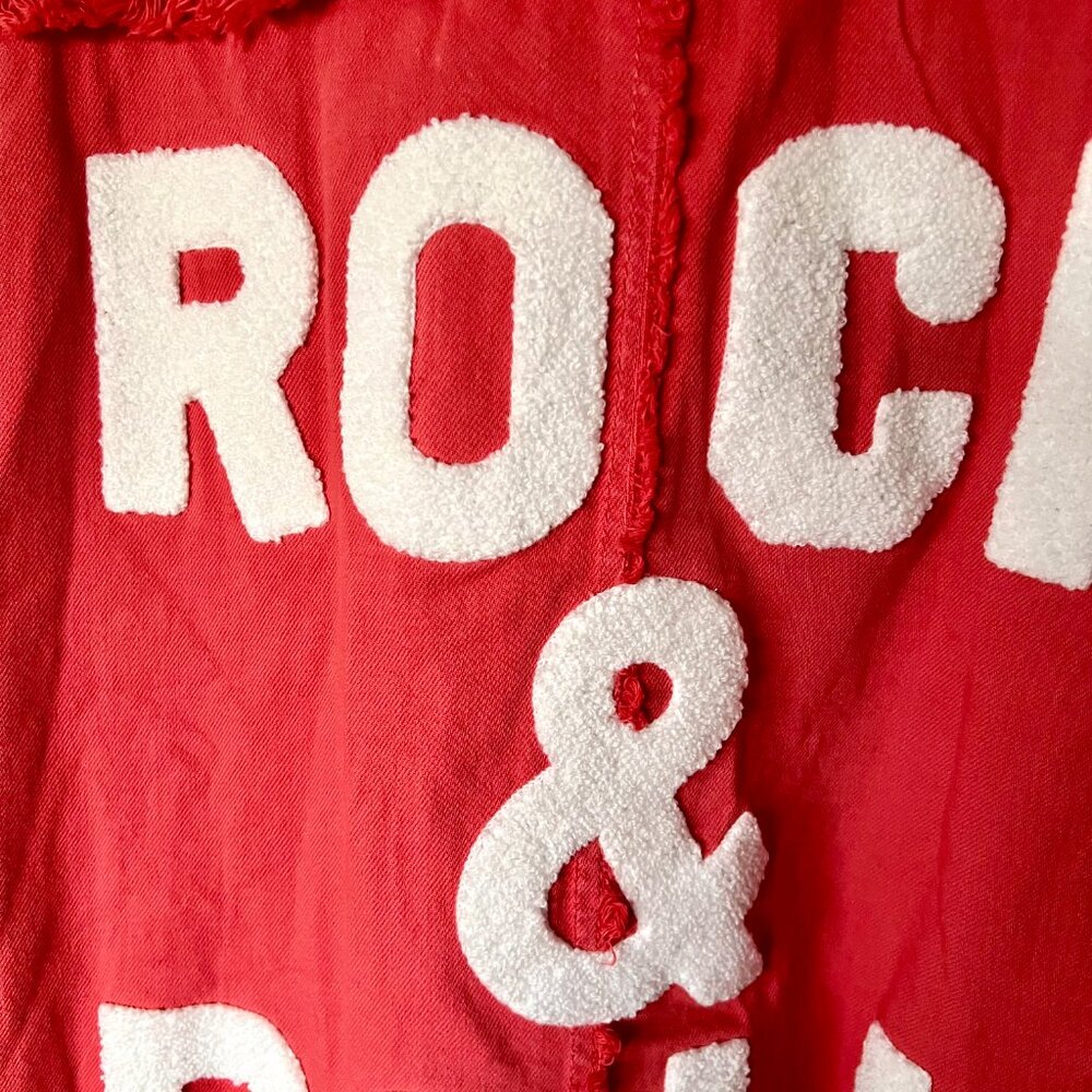 ELAN Limited Edition Rock & Roll 'Devan' Distressed Coral JACKET Size: M - Picture 13 of 13